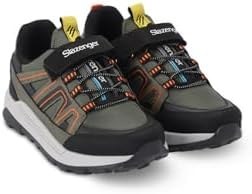 Resim Slazenger KROSS KTN Çocuk Cırt Cırtlı Haki/Turuncu Günlük Spor Ayakkabısı, SA23LF041 