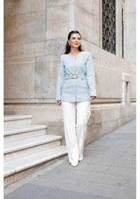 Resim Gold Kemerli Pötikare Takım Bebe Mavi Bebe Mavisi 