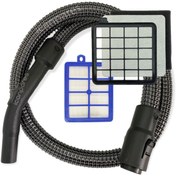 Resim icanPARES Samsung Uyumlu Vc07r302mvb Vc07r302mvp Vc07r302mvr Süpürge Çelik Telli Hortumu Ve Hepa Filtre Seti 