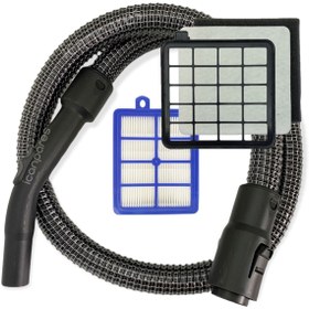 Resim icanPARES Samsung Uyumlu Vc07r302mvb Vc07r302mvp Vc07r302mvr Süpürge Çelik Telli Hortumu Ve Hepa Filtre Seti 