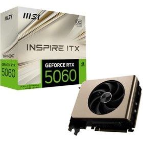 Resim Msı Vga Geforce Rtx 5060 8g Inspıre Itx Oc Rtx5060 8gb Gddr7 128b 