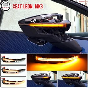 Resim Ayz Garage Seat Leon Mk3 Kayar Ayna LED 1 Takım (Sağ ve Sol) 2013 - 2019 