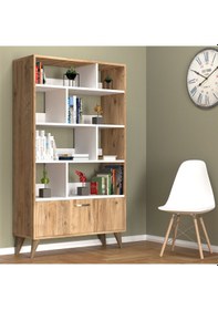 Resim Tanmob Gold Kitaplık Çam-Beyaz - Ktb0202 