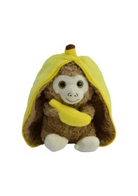 Resim Sevimli Uyku Arkadaşım Muz Maymun 27 Cm Sarı 
