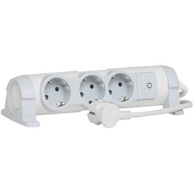 Resim Legrand 694621 Konfor Serisi 3 x 2P+T - 1.5 M Kablolu Grup Priz 