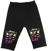 Resim winimo Tayt Sweet Cat Baskılı Siyah 