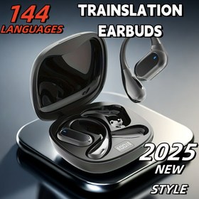 Resim 2025 Yeni Senyang AI Çeviri Kablosuz Kulaklık Rahat İş Kulaklığı Spor Minimalist Kulaklık - Çoklu Dil Desteği, Akıllı Çift Mikrofon Sessiz, Dokunmatik Kontrol, Telefonlarla Uyumlu, Seyahat, Sosyalizasyon, Çalışma, Spor için Mükemmel - Yetişkin Film ve Oyun Teması 
