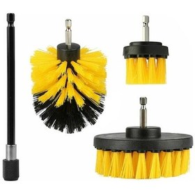 Resim Artfulabode 4 Parça Otomobil Temizlik Fırça Seti - Nilon Talaşlı Plastik, Delik Ve Boşlukları Temizler 