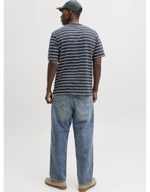 Resim Jack & Jones Jornorrebro Strıpe Tee Ss Cn Ln Lacivert 