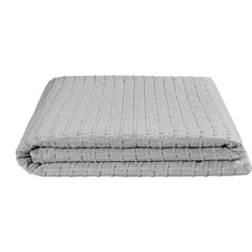Resim Koza Home Freya Müslin %100 Pamuk Gri Pike Çift Kişilik 230x245 7503A Çift Kişilik 
