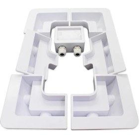 Resim 2k Abs Solar Güneş Paneli Montaj Braket Seti 7 Parça 