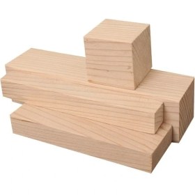 Resim 4X6X90 cm Köknar Ahşap Çıta Taslak Tahta Blok ve Kereste 