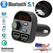 Resim JUNGLEE Carx9 Bluetooth Araç Kiti Fm Transmitter Çift Usb Çıkışlı Cn-41 