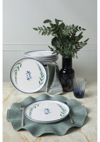 Resim Keramika Daphne Nordic Pasta Tabağı 22 Cm 6 Adet 22923 Çok Renkli 