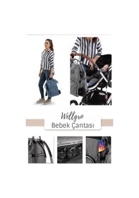 Resim Anne Bebek Çantası-gri Nocolor-a498ab86 