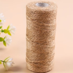 Resim 100m Doğal Jüt İpi - Bahçecilik, Bitki Sarma, Sanat ve El Sanatları ve Düğünler için Mükemmel! 