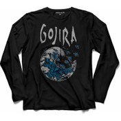 Resim Kendim Seçtim Gojıra Progresıf Metal Logo Metallıca 2 Uzun Kollu Tişört Baskılı Çocuk T-Shirt 