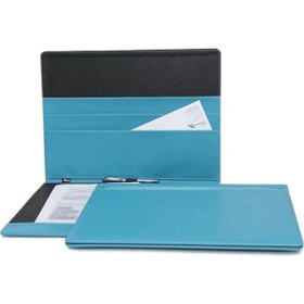 Resim AyrStore 545 12 Sümen Takımı Suni Deri Tek Parça Pad Kapaklı 33x45cm, Turkuaz 