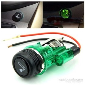 Resim Universal Komple Çakmak Işıklı Oto Çakmağı Çakmaklık 