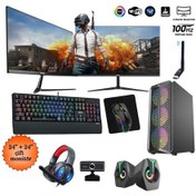 Resim Izoly ST998702 i5-10400F 16 GB 512 GB M.2 NVMe RX550 4 GB 24" Free Dos Masaüstü Oyuncu Bilgisayarı 