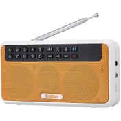 Resim Samdoo Rolton E500: Hoparlör+radyo, Bluetooth, El Feneri, Led Ekran, Arama, Tf Kart, Kayıt, Selfie Modu Turuncu 