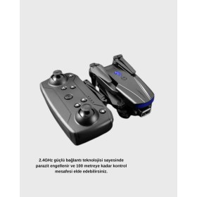 Resim 4K Kamera Özellikli Katlanabilir Drone Wi-Fi ve Yükseklik Sabitlemeli 