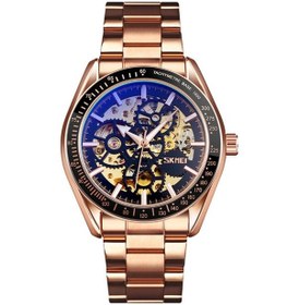 Resim Sones Olevs 9998 Erkek Elmas Yüzlü Çift Takvim Su Geçirmez Kuvars Saat Beyaz + Altın 