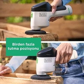 Resim Teknocan Marketing REVDS12A10-QW 12V Şarjlı Zımpara Makinesi ve 10 Adet Zımpara Kağıdı 