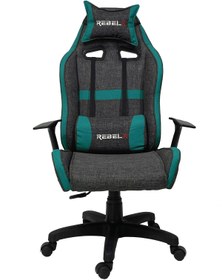 Resim Rebelx Lion Kaşe Kumaş Mavi Oyuncu Koltuğu 