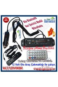 Resim Genel Markalar Çakmaklık Girişli Oto Teyp Dönüştürücü Bluetooth Aux-sd Kart Usb Çevirici Board Dıgıtal 12v 