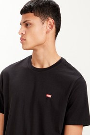 Resim Levi's Erkek Siyah Arma Logo T-shirt 56809-0055 