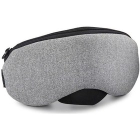Resim Createtech Flybuy Uyku Maskesi Usb Şarjlı Isıtmalı Gri Ekru Buharlı Göz Nn Model Ekru 