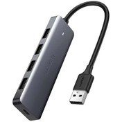 Resim Ugreen 4 Portlu USB 3.0 Hub USB Çoklayıcı Adaptör Gri 