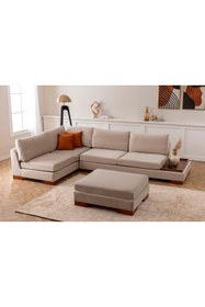 Resim Vivense TULİP KÖŞE KOLTUK, EKRU 