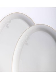 Resim Maxx Doria Rosa Pink Leaf 6 Kişilik 29 Parça Yemek Takımı Pa2066 