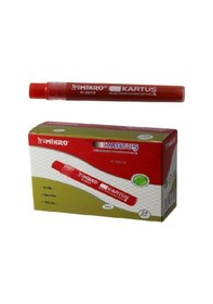 Resim Mikro Beyaz Tahta Kalemi Kartuşu Kırmızı 24 Lü Paket 