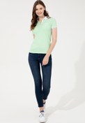 Resim U.S. Polo Assn. Kadın Mint Yeşili Polo Yaka T-shirt 