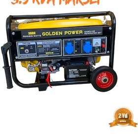 Resim 3.5kva Benzinli Jeneratör Monofaze Marşlı 