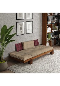 Resim Woodesk Arin Masif Tik-camel Renk Sedir Cpt8311-200 