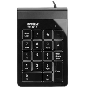 Resim Everest KB-2014 USB Kablolu Dokunmatik Numerik Standart Klavye 