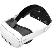 Resim Pazly Devaso Kafa Bandı Meta Quest 3 Yeni Desen Beyaz, Uyumlu, Ayarlanabilir Askı Versiyon 2.0 