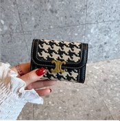 Resim Novahub Akordeon Geniş Kapasiteli Bozuk Para & Pratik Kart Tutucusu Cüzdan - Siyah Altın Siyah 