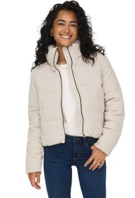 Resim ONLNEWDOLLY CORDUROY PUFF Bej Kadın Mont 