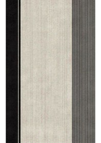 Resim Decomia Home Dijital Baskılı Kaymaz, Yıkanabilir Siyah Beyaz Çizgili Modern Salon Mutfak Halı Yolluk DC-1297 