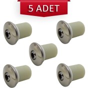 Resim 5 Adet Klozet Taharet Çubuk Başlığı Universal Pirinç Paslanmaz Kararmaz Yüzeye Sıfır Taharet Ucu 