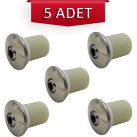 Resim 5 Adet Klozet Taharet Çubuk Başlığı Universal Pirinç Paslanmaz Kararmaz Yüzeye Sıfır Taharet Ucu 