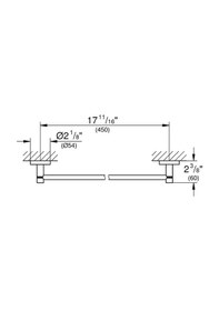 Resim Grohe Uzun Havluluk 45 Cm Essentials Cool Sunrise - 40688gl1 Altın 