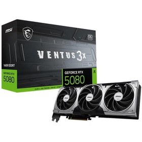Resim Msı Geforce Rtx5080 16g Ventus 3x Oc 16gb Gdrr7 256bıt 1xhdmı 3xd 