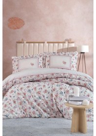 Resim Clasy Tek Kişilik Nevresim Takımı Visam Kiremit Kiremit 