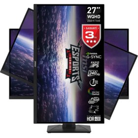 Resim MSI 27" G274QPX 2560x1440 (WQHD) 16:9 FLAT RAPID IPS 240HZ 1MS G-SYNC COMPATIBLE PIVOT GAMING MONITOR 
